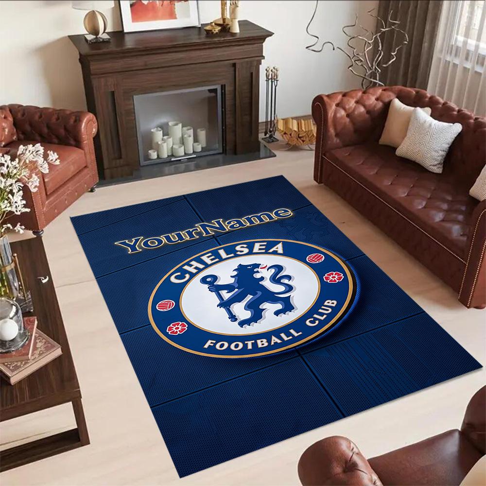 Chelsea Customizable Name Area Rug Design for Entryway Dining Room Balcony Dormitory Anti-slip Rug Office home decor