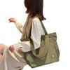 New Women'S Bag Solid Color Tote Bag Commuting Shoulder Bag Leisure Simple Mommy Go Out Bag Large Capacity Nylon Handbag