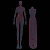 Set Donna Disegno Moda 1 Righello Modello Disegno Figure Per Design Moda Modello Schizzo Moda Femminile
