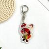 Zootopia Madness Judith Nick Acrylic Keychain Couple Backpack Cute Cartoon Gift Y2k Fashion Toys Anime Cartoon Frind