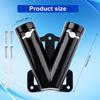 Anti-Falling Design Double Flag Holder V Shape Flag Pole Bracket