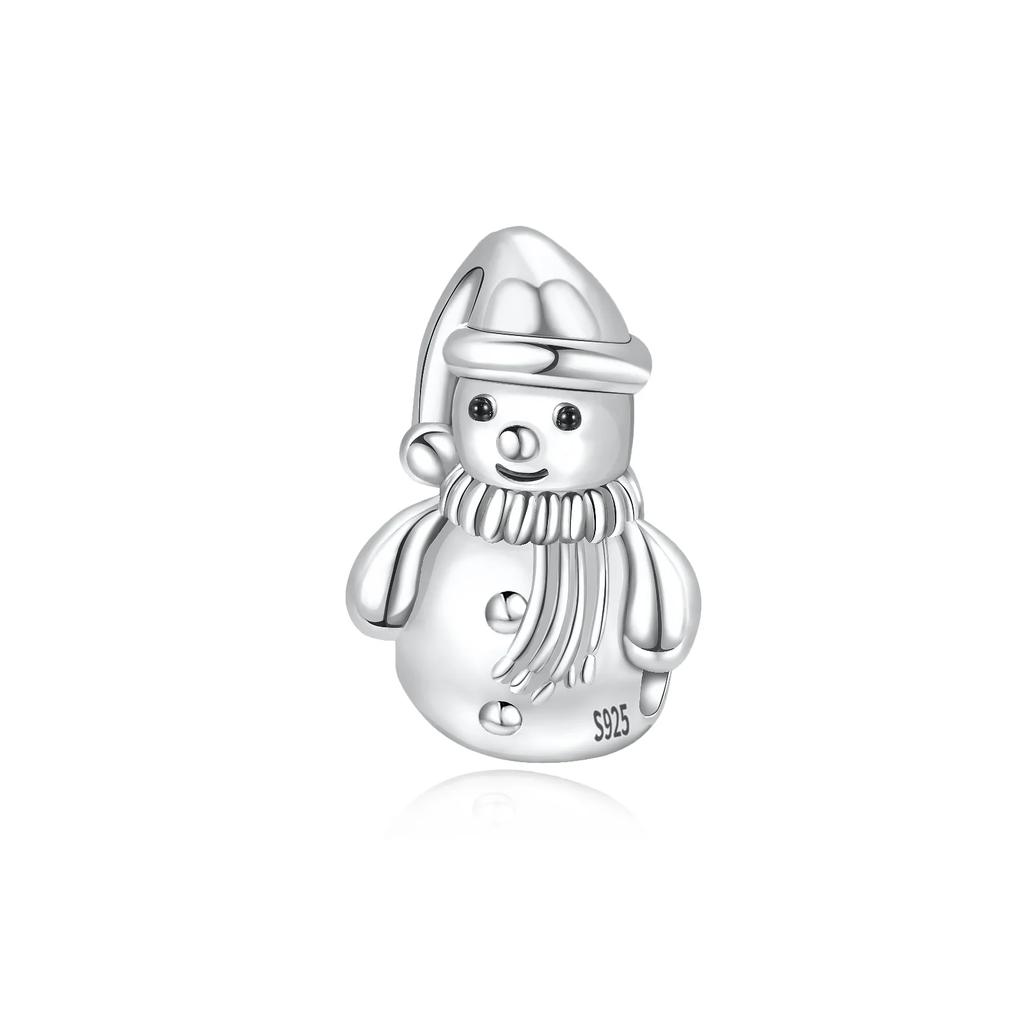 Classics Copper Skiing Penguin Charms Fit Original Bracelets Necklaces Geometric Snowflake Beads Jewelry Diy Gift