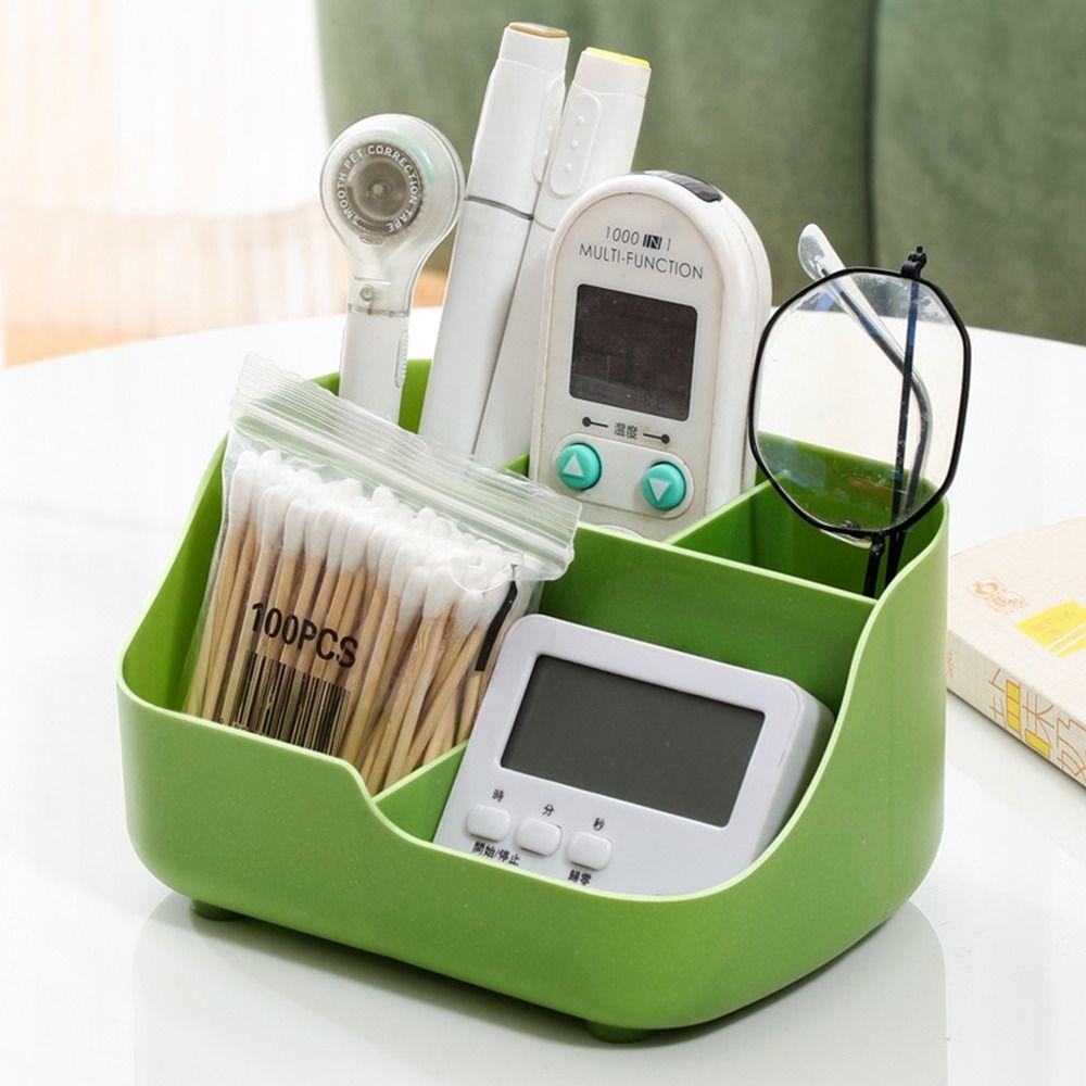 1Pcs 5-Grids Makeup Brush Holder Multifunctional Storage Bucket Durable Desktop Organizer