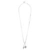Loewe Logo Pattern Decorative Personality Brass Necklace Women Necklace Silver N691420X01-9230