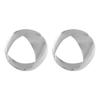 European American Style Round Alloy Earrings Exaggerated Irregular Geometric Minimalist Luxury High Grade Ear Jewelry For Women