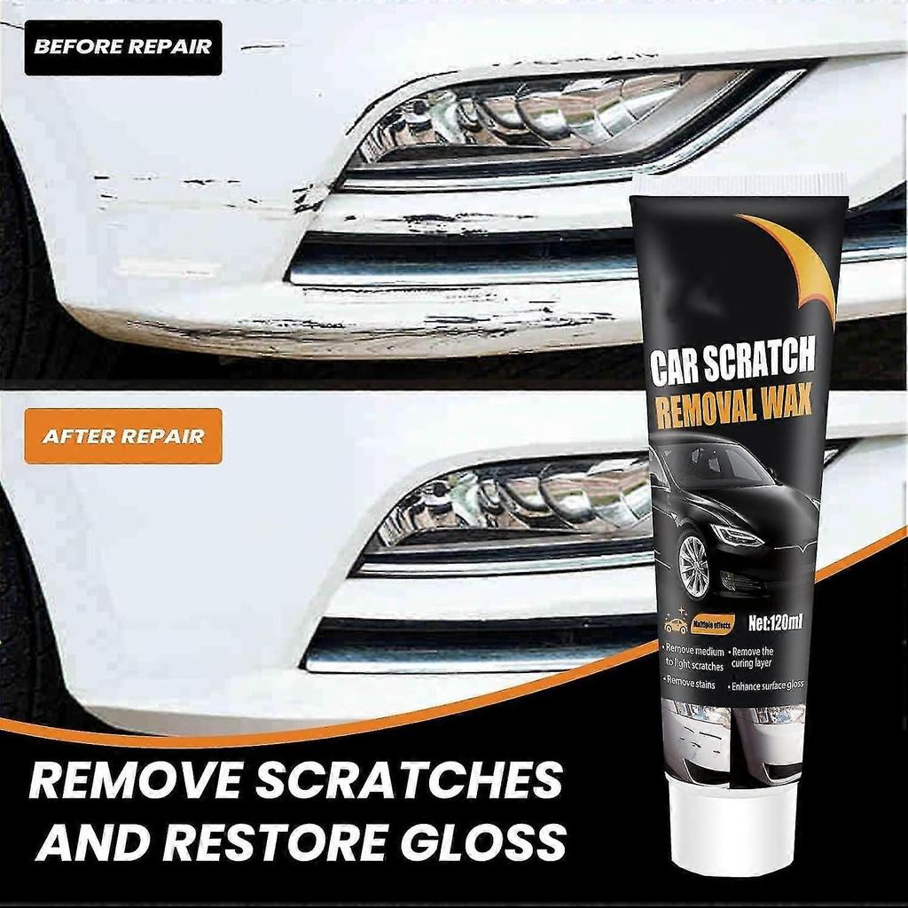 Car Scratch Remover for Vehicles, Car Scratch Repair Paste Polishing Wax, Car Scratch Remover Kit with Wipe and Sponge