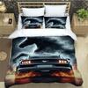 3D M-Mustang logo samochodu Pościel wykwintny zestaw pościeli poszewka na kołdrę zestaw kołdry pościel luksusowy prezent urodzinowy