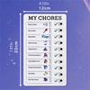 Tabela Codziennej Rutyny Tablica Wizualnego Harmonogramu Dla Dzieci Tablica Zarządzania Czasem Malucha Wielokrotnego Użytku Tablica z Listą Codziennych Obowiązków