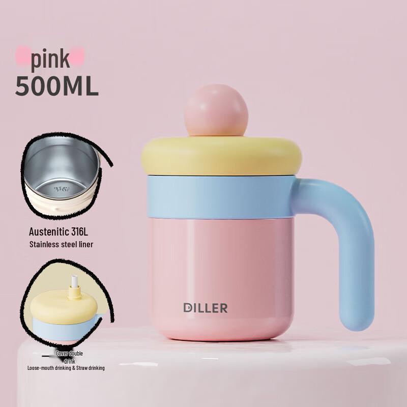 Diller Insulated Stainless Steel Water Bottle