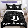 Juventus Customize Your Name Bedding Set Breathable Duvet Cover with Pillowcases Home Decoration Birthday Gift