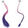 Long Straight Dyed Golden Ponytail Wig Synthetic Ponytail Wig Female Wig Shiny Heat-resistant Easy To Wear Party Use
