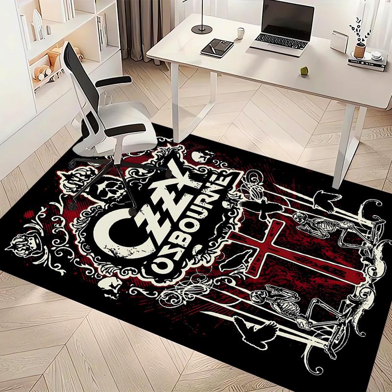 Ozzy Madman Printed Absorbent Washable Carpet, Non-Slip Bathroom Mats, Kitchen Rugs, Yoga Mat,Living Room Entrance, Camping Picnic Rugs