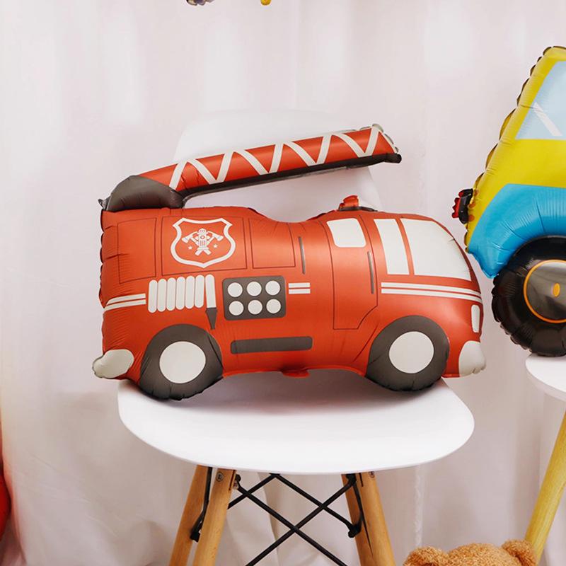 Matte Aluminum Film Balloon Cartoon Car Airplane Submarine Balloon Children'S Birthday Party Arrangement Props