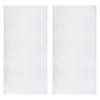 PATIKIL 2-Pack PC Case Fan Dust Grille, 100 X 50cm, 1.5mm Hole Diameter, Magnetic Grille, PVC Dust Filter, White