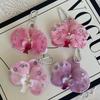 Gifts Flower Bag Pendant Backpack Decoration Simulation Flower Keyring Orchid Lily Keychain