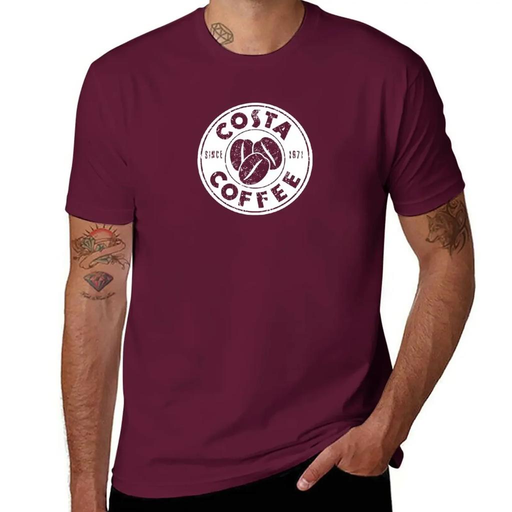 Costa UK Coffee Chain Logo design T-Shirt cute tops summer clothes t shirt for