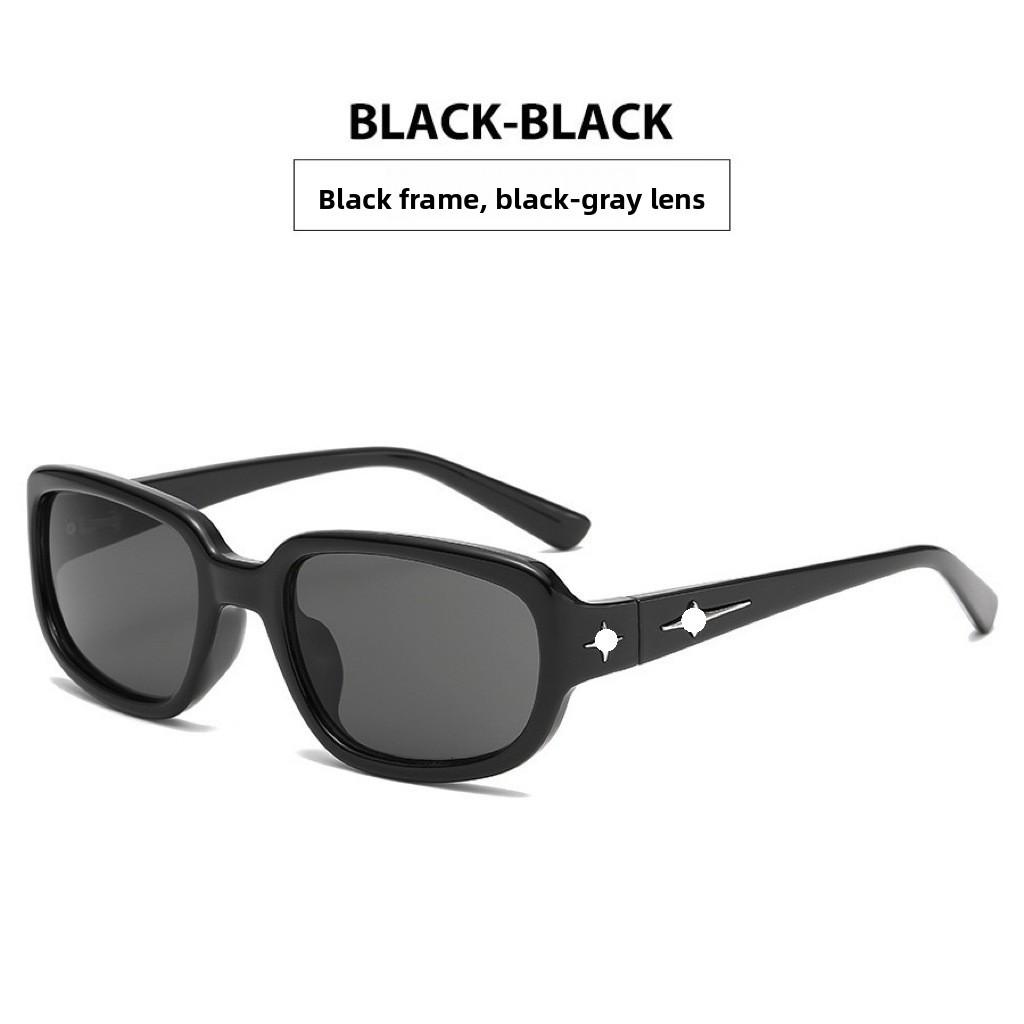 

Y2k Square Sunglasses For Women Uv400 Protection With Pc Frame For Outdoor Fashion Black Gray