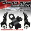 4Pcs Black Car Headlight Repair Bracket For BMW E60 E61 525i 530i 540i 545i 550i