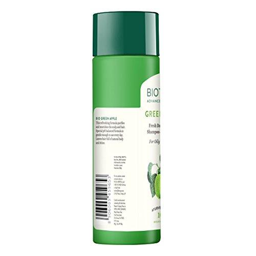 Biotique Green Apple Shampoo And Conditioner 190ml For Shiny Soft Hair With Botanical Extracts And Scalp Nourishment