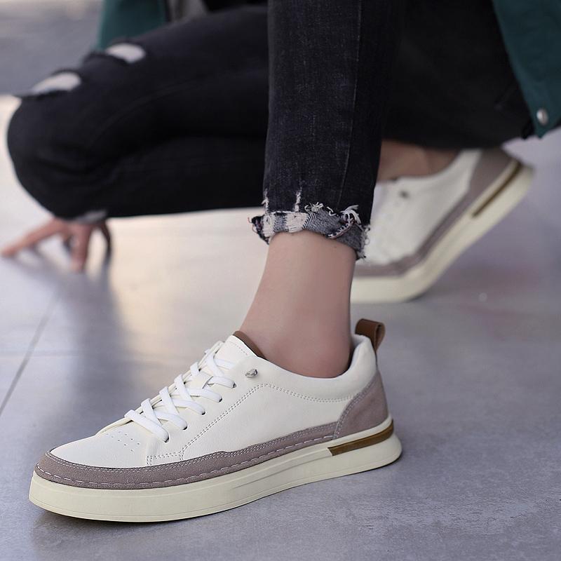 Fashion New Trend Walking Shoes Italian Breathable Leisure Men Sneakers Non-slip Men Casual Footwear Luxury Brand Male Vulcanized Shoes