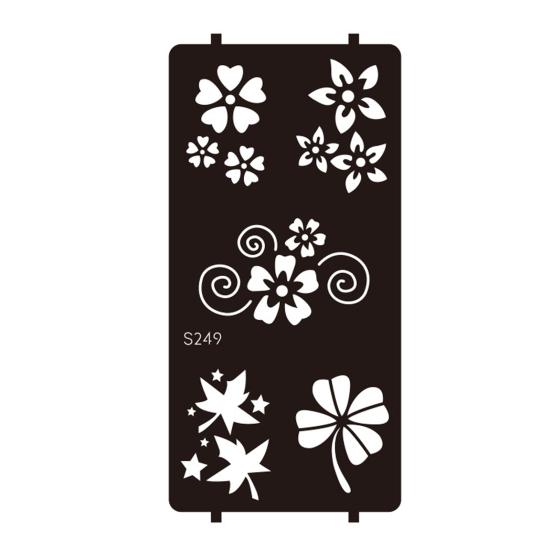 Yousheng Reusable Indian Henna Tattoo Stencils, Mehndi Hand Painting Templates, DIY Flower Pattern for Body Art, Festival Makeup