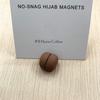 Matte Metall Hijab Schal Magnet Kein Haken Muslimische Frauen Magnetische Hijab Pins Islamische Pinless Sicherheit Kopftuch Broschen Zubehör