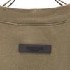 Essentials Sweat à manches longues S olive Dos brossé Homme Occasion