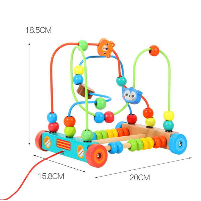 First-Class Montessori Premium-Quality Baby Play Sets Premium-Quality Wooden Roller Top-Grade Coaster Superior-Grade Bead Premium-Quality Maze