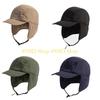 49MD Stilvolle Uschanka mit Ohrenwärmer Outdoor Teens Streetwear Baseballkappen für Ski Radfahren Schnelltrocknend Wintermütze