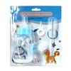 120ml Pet Nursing Kit Bottle For Newborn Kittens Puppies Small Animals With Brush And Nipple Set For Feeding Milk Water KTY