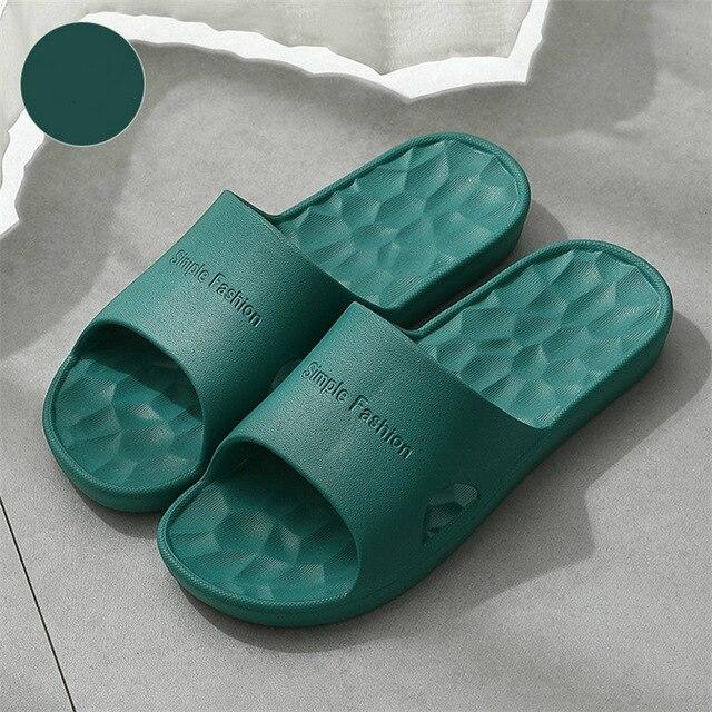 mens slide on house shoes