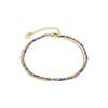 Luxenter Bracelet In Metal Alloy with Purple Crystal with 18 Carat Yellow Gold Finish - Zasau