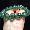 Natural Green Rutilated Quartz Classic Party Bracelet for Women Men Crystal Gemstone Beads 12mm 13mm 11mm AAAAA