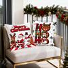 Christmas Cheer Squad Design Cushions Pillowcase Polyester Cushion Cover Throw Pillow Pillowcover Home Car Sofa Decor