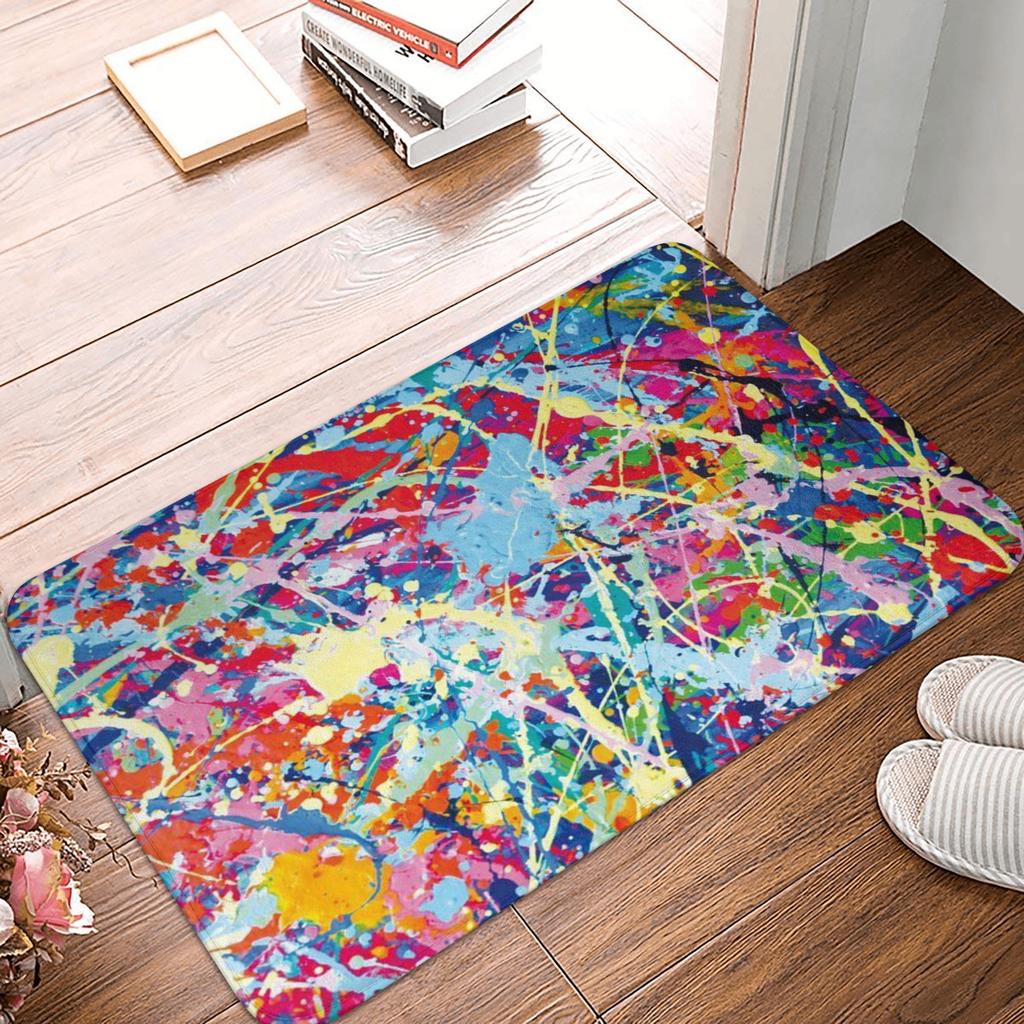 Street Pop Art Graffiti Doormat Anti-Slip Bathroom Kitchen Mat Living Room Door Floor Entrance Carpet Rug