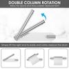 Stainless Steel Toilet Roll Holder Adhesive or Screw Wall Mount Toilet Paper Dispenser Bathroom Kitchen Roll Paper Toilet Holder
