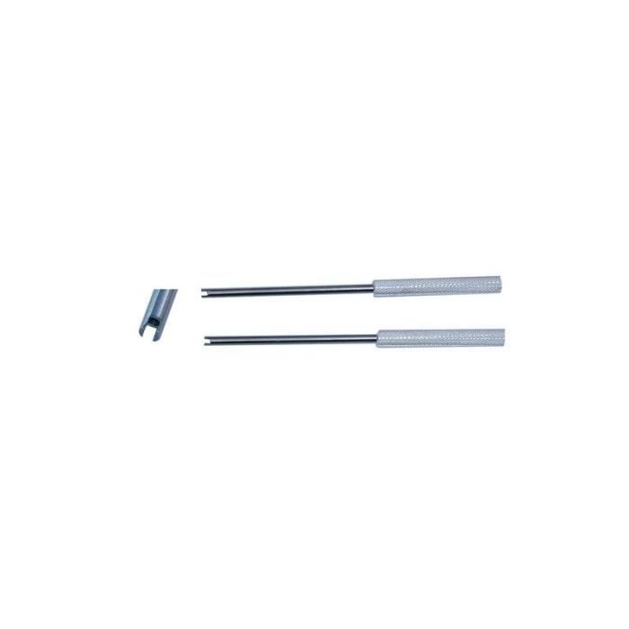 Démonte obut - BGS TECHNIC - 2 pièces - Longueur 130 mm - Poids 60 g - Couleur gris
