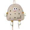 Schoolbag autumn and winter girl backpack cookies small schoolbag female ugly cute fleece niche cartoon plush cute backpack