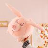 Taiyi echtes Reittier fliegendes Schwein Puppe langohriger rosa Schwein Plüschtier süßes Schwein