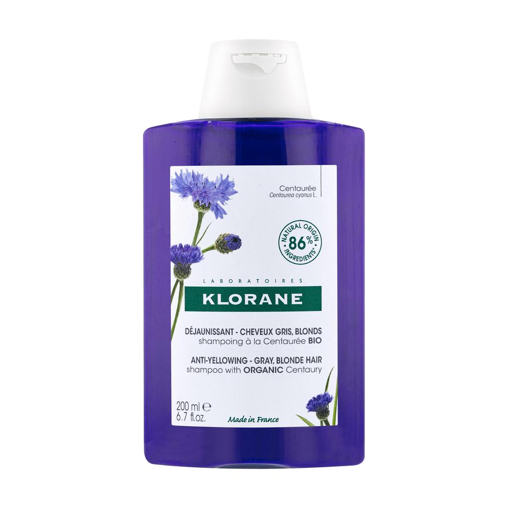 Szampon przeciwżółknący A LA CENTAUREA BIO do włosów siwych i blond 200 ml