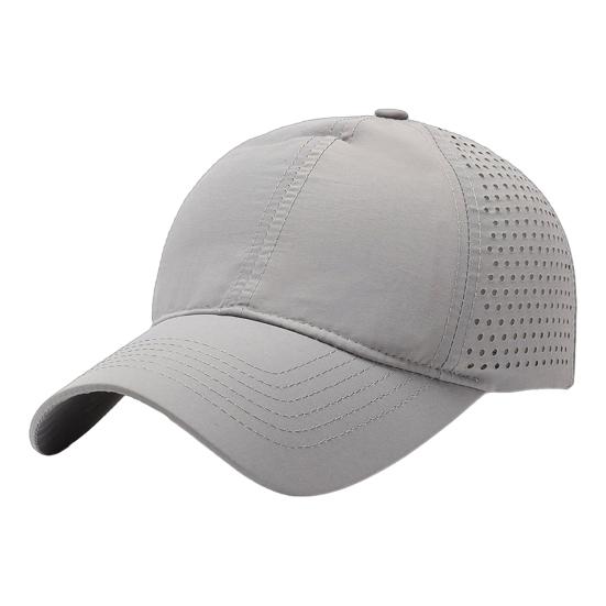 Summer Lightweight Baseball Cap, Adjustable Back Buckle Quick-Drying Sun Hat, Breathable Holes Sun Protection Hat for Hiking Running Cycling Outdoor