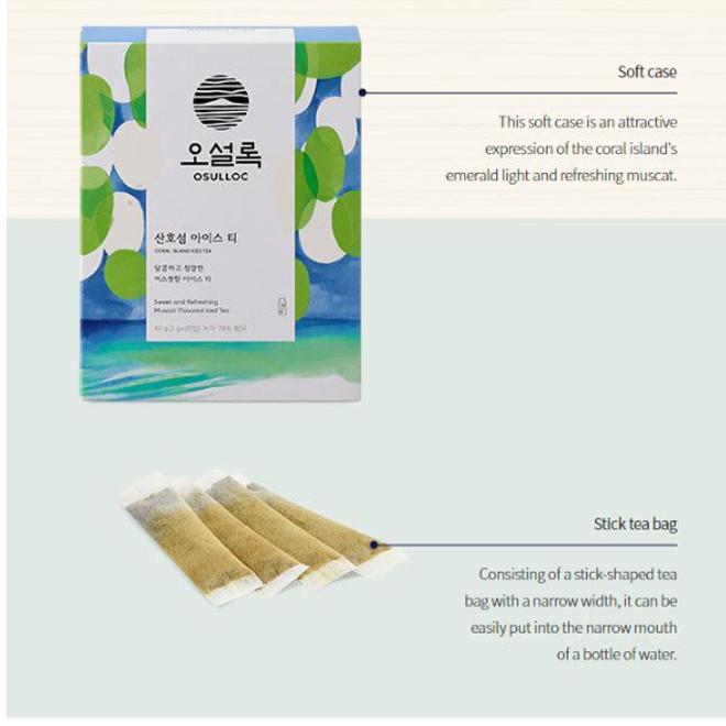 Traditioneller koreanischer Tee, Osulloc Muscat-Eistee