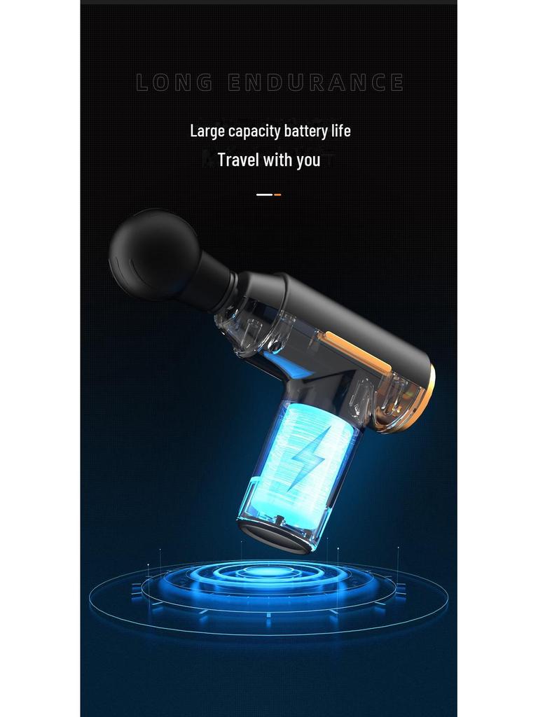 Professional-Grade Multifunctional Electric Cervical & Fascia Massager Gun