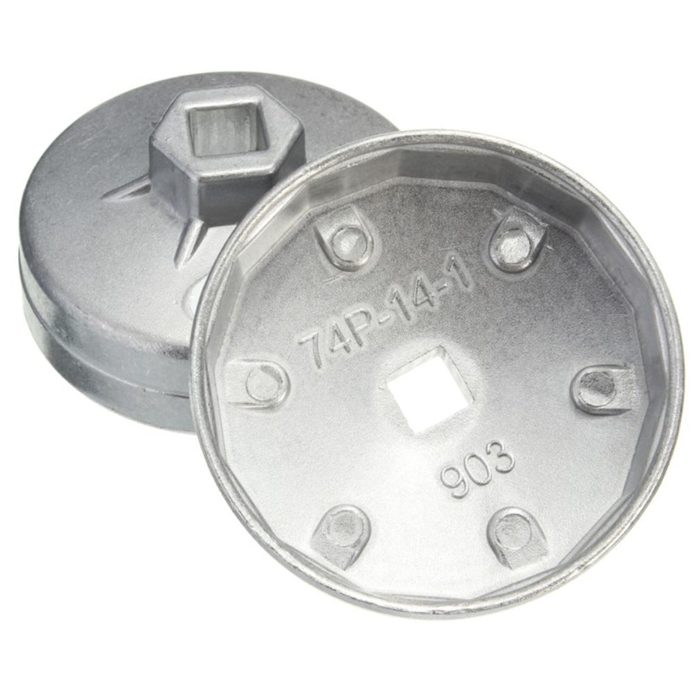74mm 14 Flute Aluminum Oil Filter Wrench Cap Socket Remover Tool Auto Car Replacement Accessories for Mercedes Benz