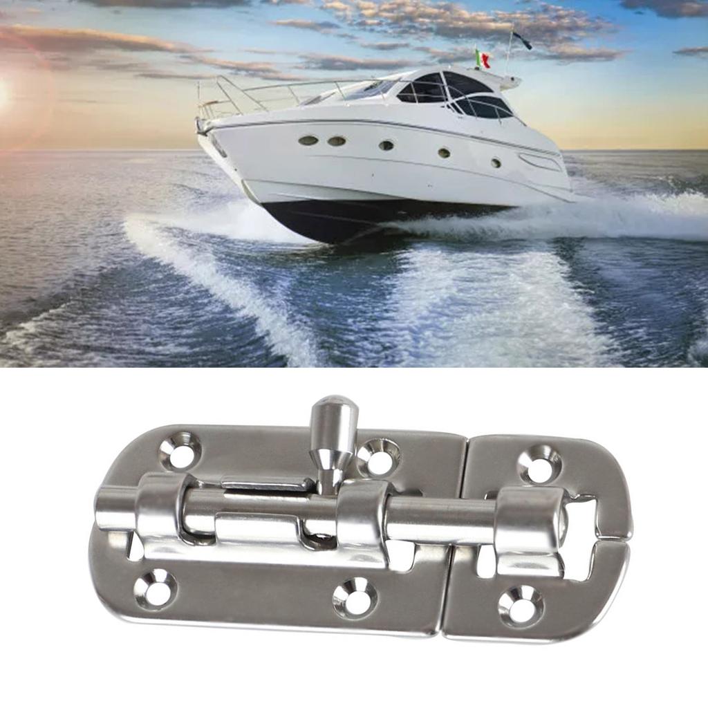 Boat Door Lock Latch Stainless Steel Door Window Lock Latch Slide BarrelBolt ClaspBolt Latch SlidingLock for Marine