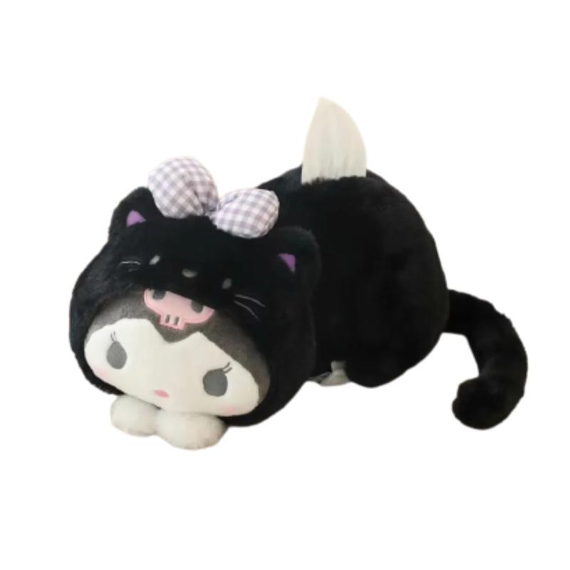 Süßes Kurumi Katzen-Stofftier mit PP-Baumwollfüllung für Kinder