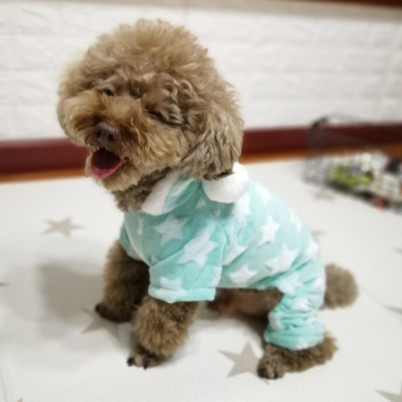 Autumn Winter Soft Fleece Pet Dog Pajamas Jumpsuit for Small Dogs Shih Tzu Yorkshire Puppy Cat Clothes Warm Pullover Pets Clothi