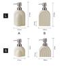 Ceramic Lotion Bottles Soap Dispenser Hand Soap Bottle Home Bathroom  Accessories Dispensing Bottle Shower Gel Shampoo Bottles
