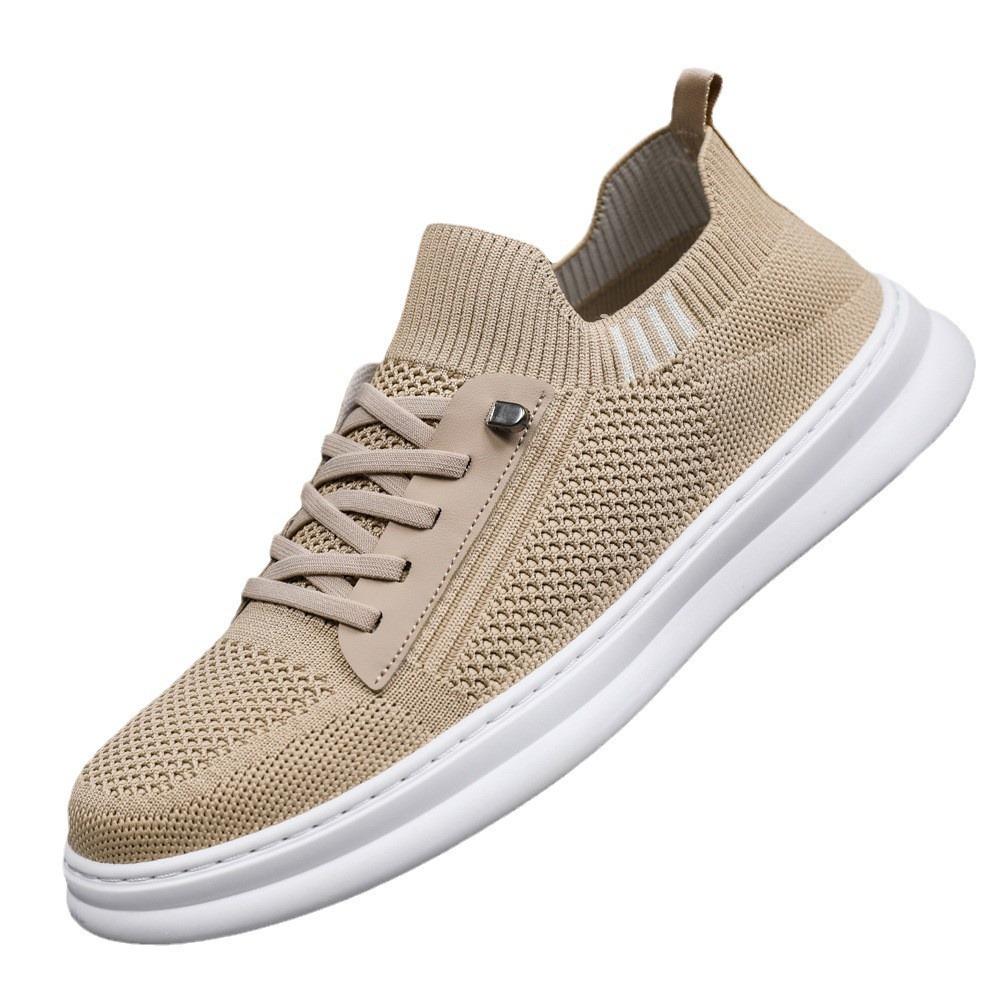 Men's Shoes for Spring and Summer Breathable Mesh Casual Sports Lazy People Pedal Soft Socks and Tide Shoes for One Foot