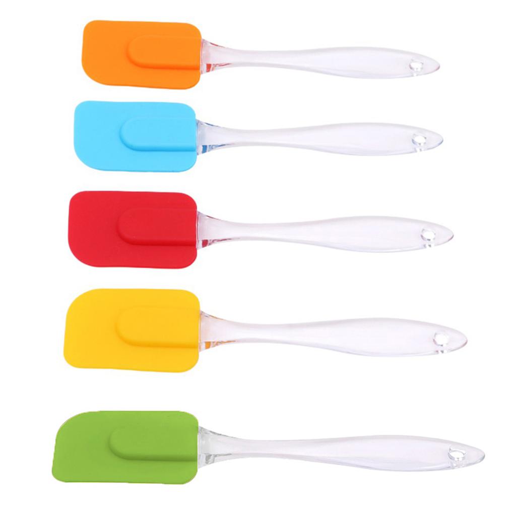 3 Spatole Per Barattoli, In Silicone, Resistenti Al Calore, Con Manico